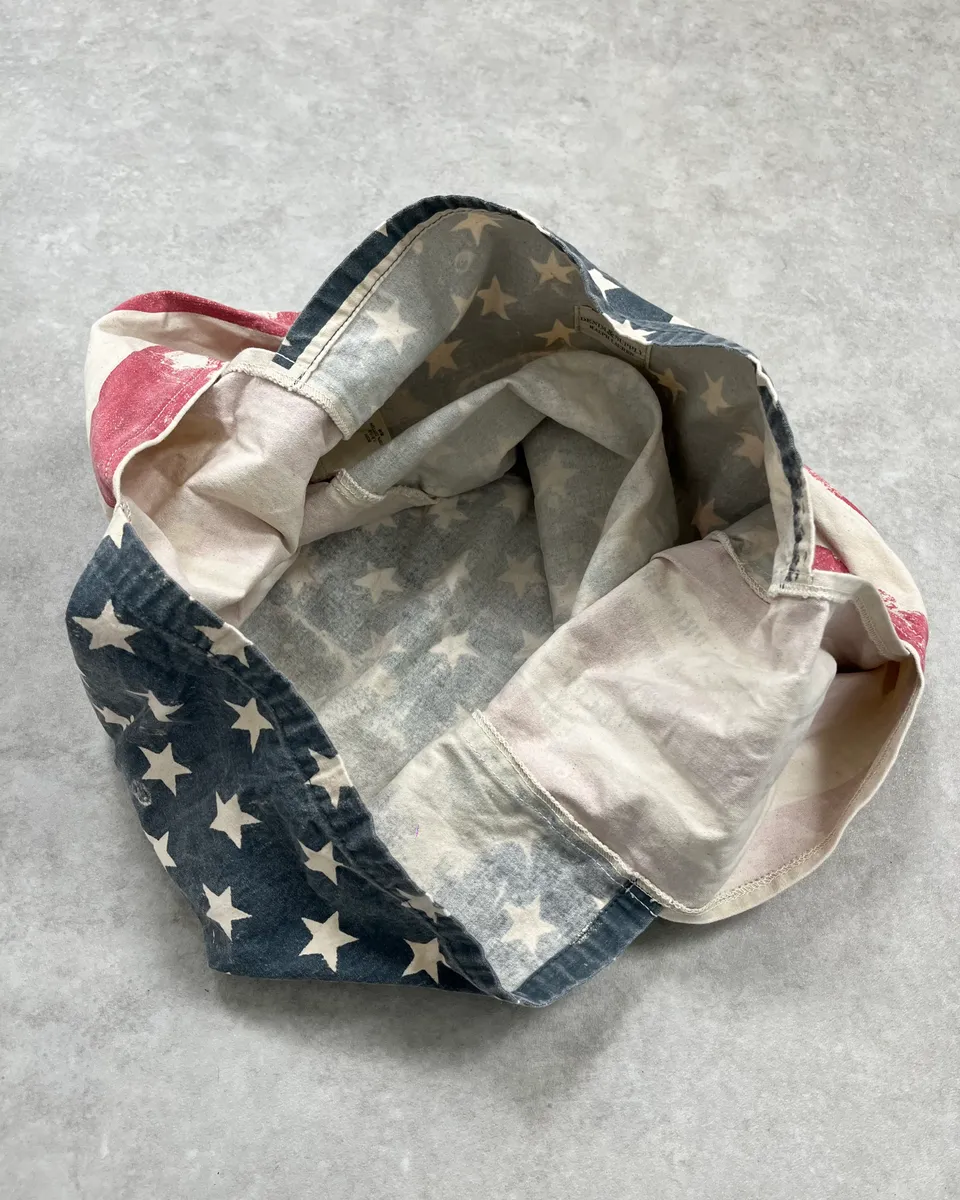 Ralph Lauren Navy & Red American Flag Totebag - Image 8