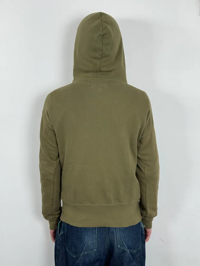 Ralph Lauren USA Flag Faded Green Hoodie - Image 2