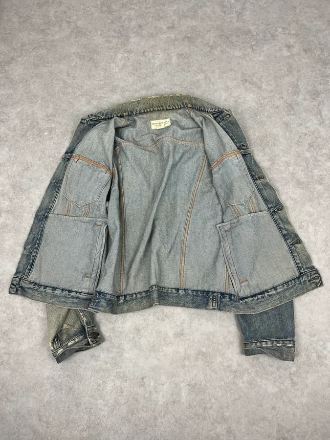 Ralph Laurent Denim & Supply Faded Blue Denim Jacket - Image 8