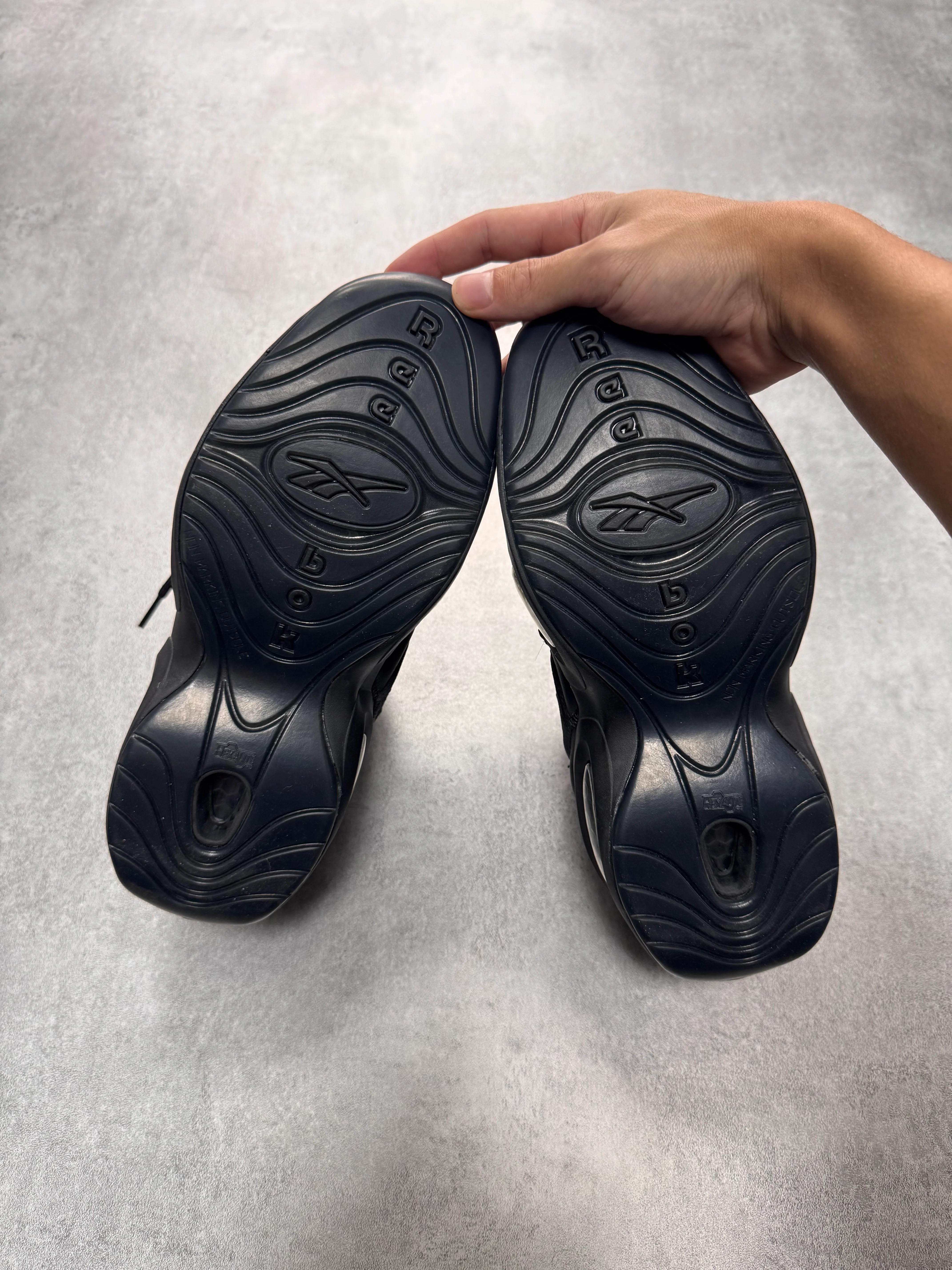 Reebok x Maison Margiela Question Mid Black Sneakers - Image 7