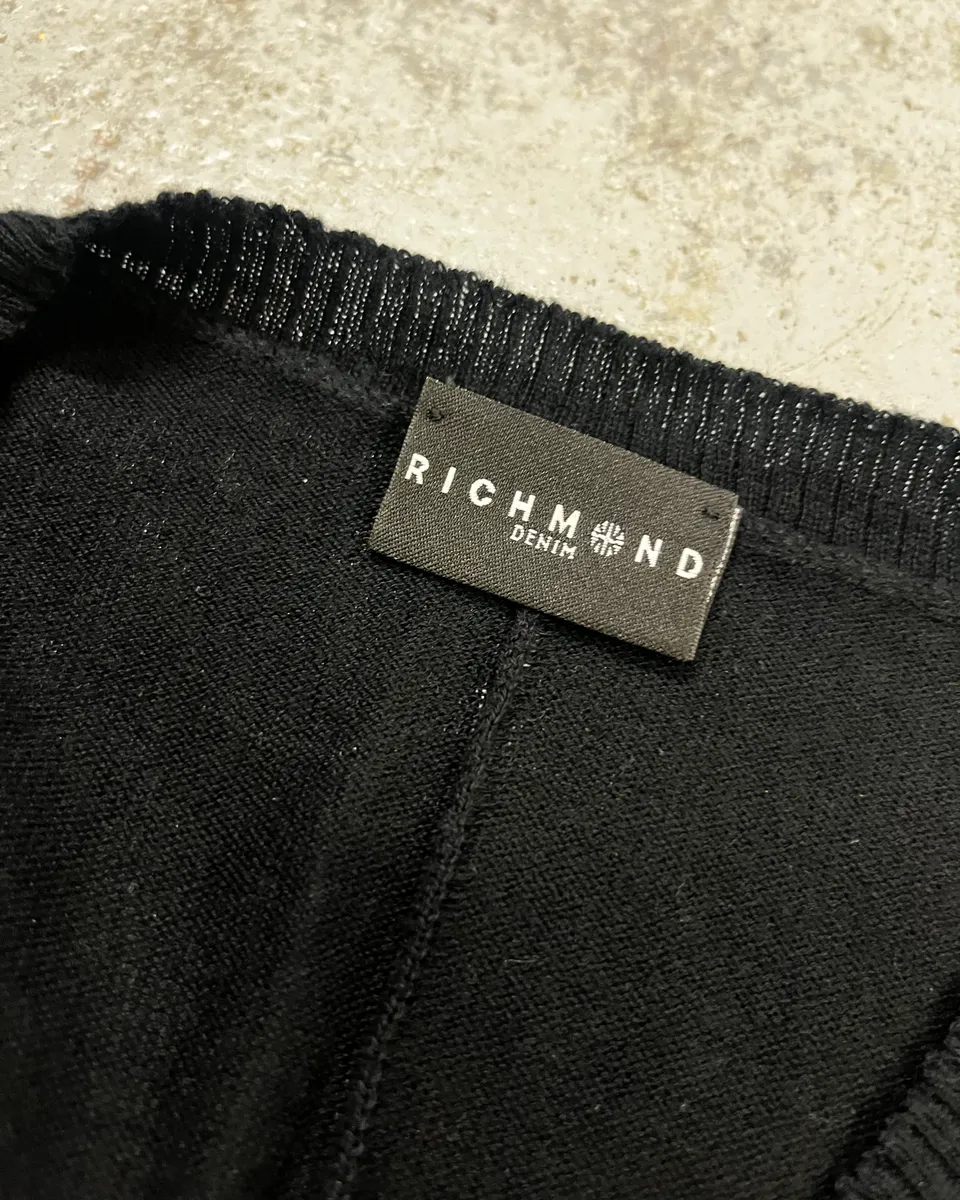 Richmond UK Flag Black & Grey Rock Sweater - Image 9