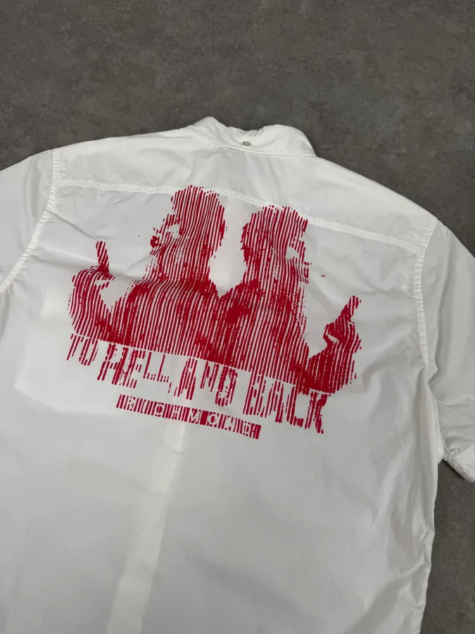 Richmond White « To Hell And Back » Red Print Shirt - Image 6
