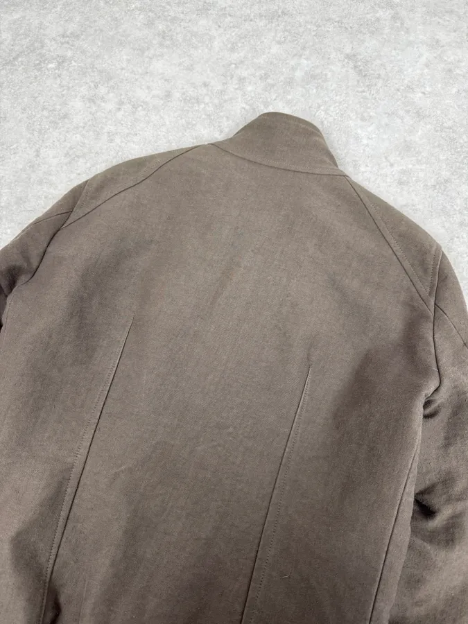 Rick Owens Brown Straight Faded Avant-Garde Jacket - Image 6