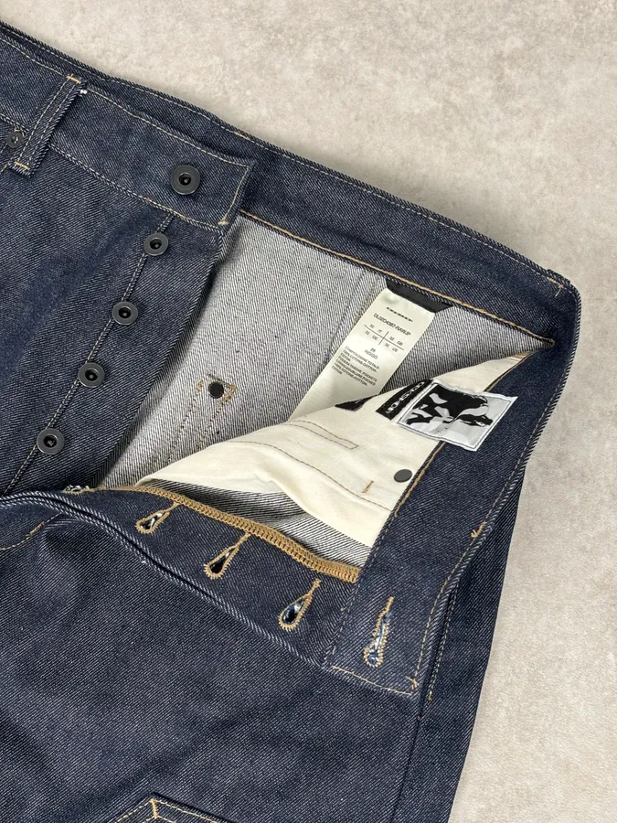 Rick Owens Carpenter Navy Denim Jeans - Image 9