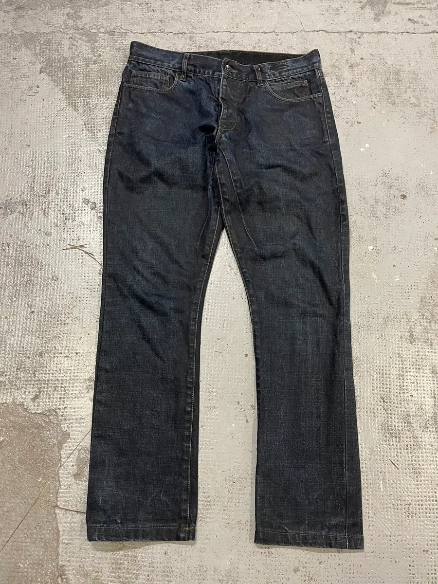 Rick Owens DRKSHDW Avant-Garde Brut Navy Slim Jeans - Image 5