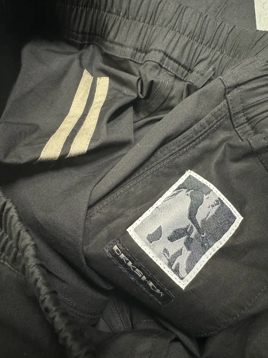 Rick Owens DRKSHDW Black Contemporary Ninja Pants (S) - Image 9