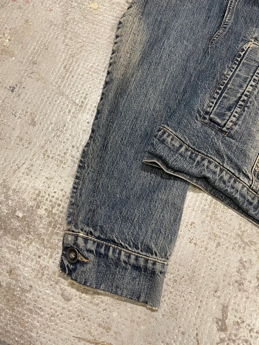 Rick Owens DRKSHDW Faded Blue Denim Jacket - Image 7