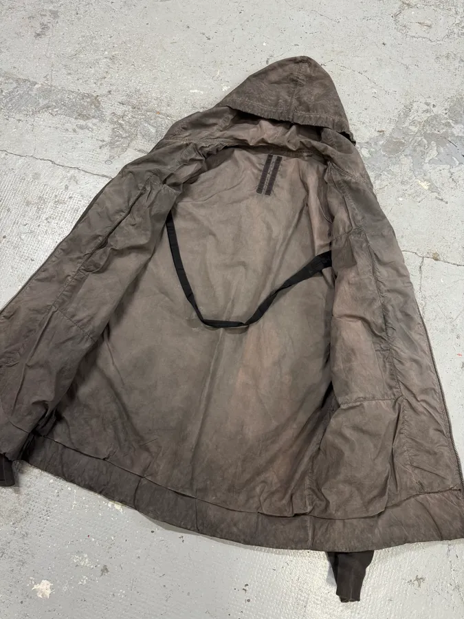 Rick Owens DrkShdw Grey Brown Light Jacket - Image 6
