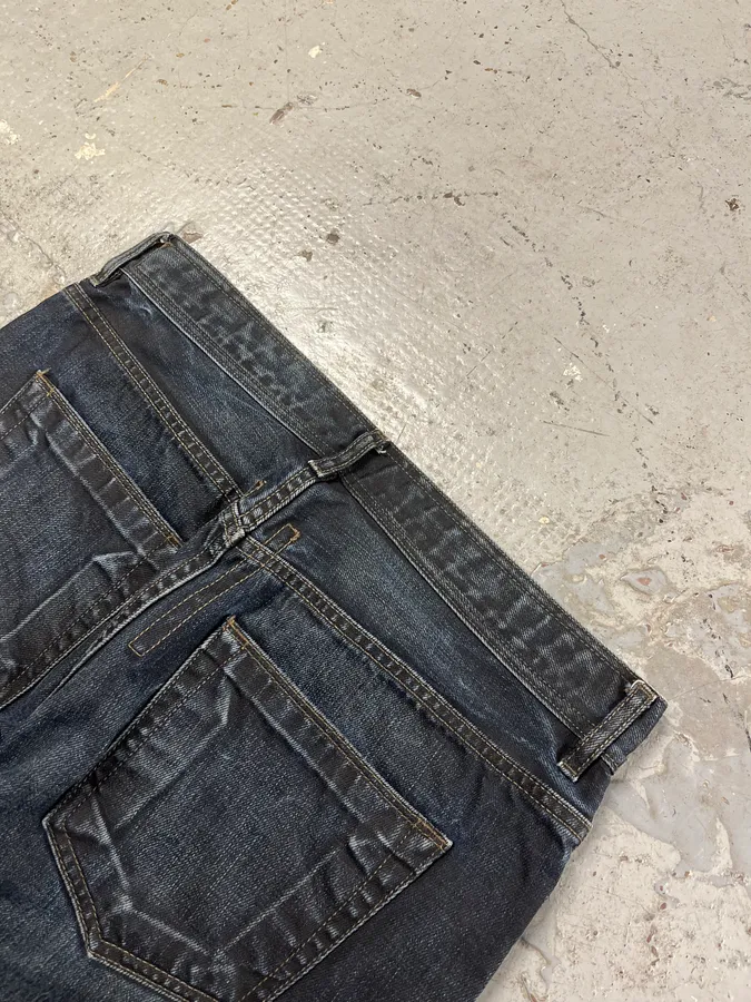 Rick Owens DRKSHDW Obscure Navy Denim Jeans - Image 9