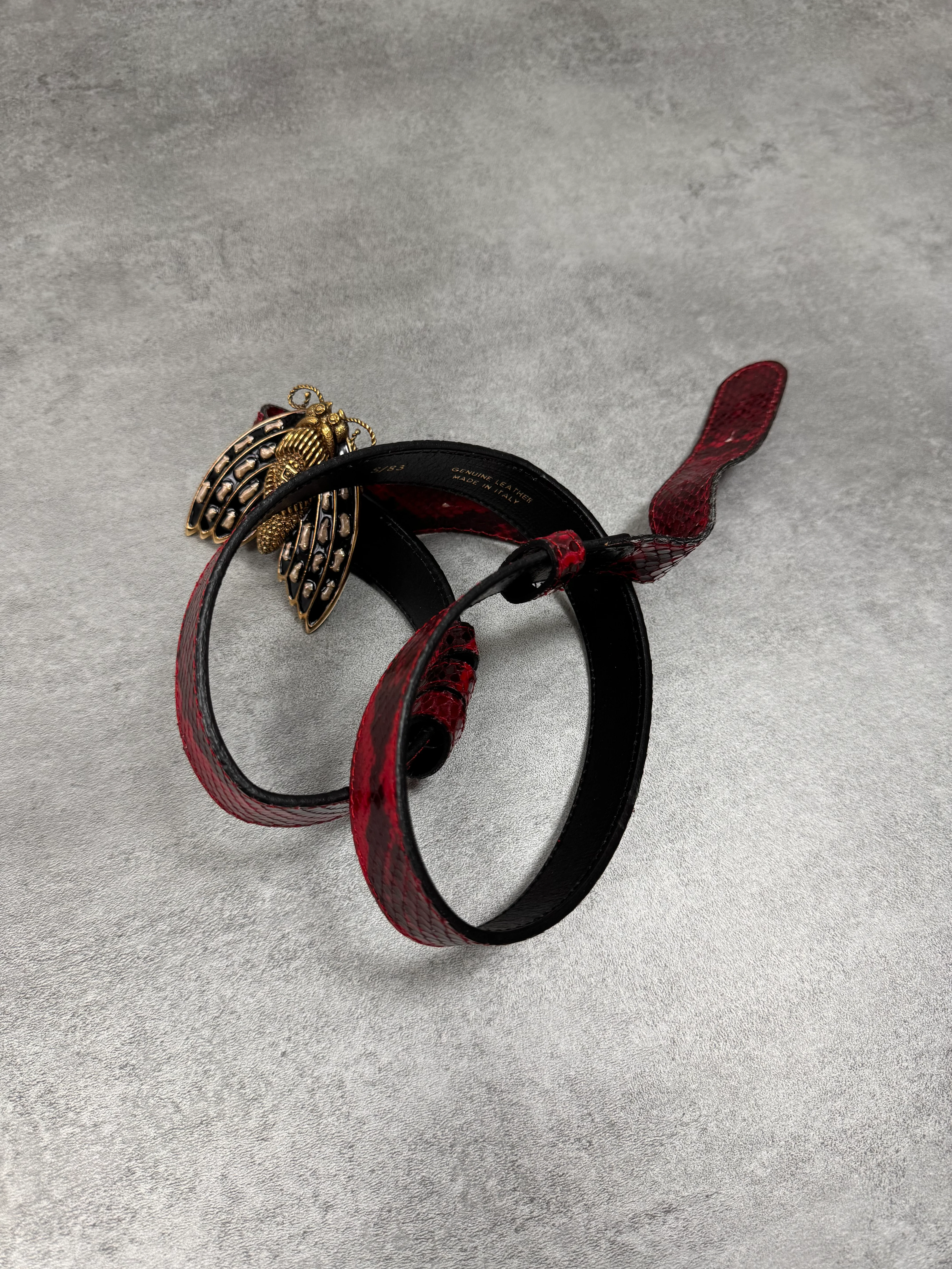 Roberto Cavalli Class Embellished Insect Belt - Image 4