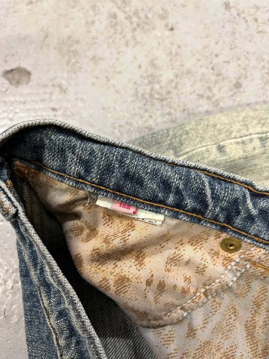 Roberto Cavalli Embroidered Sauvage Nature Blue Jeans - Image 13