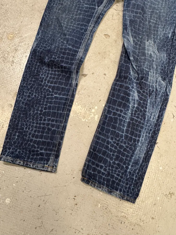 Roberto Cavalli Exotic Pool Reflection Denim Jeans - Image 6