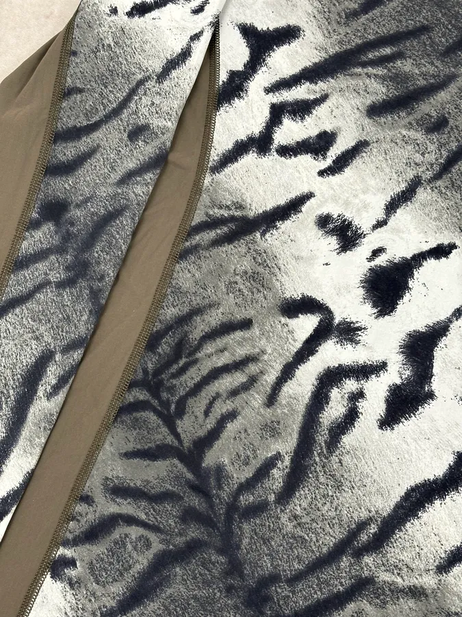 Roberto Cavalli Grey Black Zebra Savage Longsleeve - Image 8