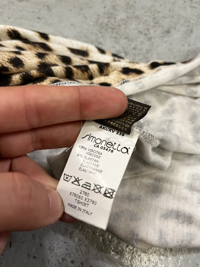 Roberto Cavalli Leopard Gradient Longsleeves - Image 11