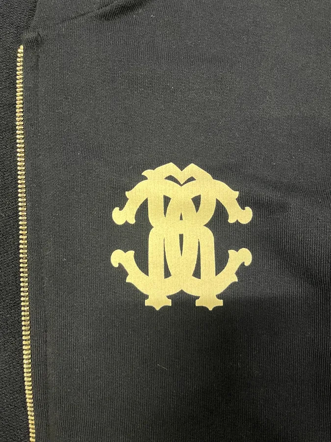 Roberto Cavalli Navy Signature Tiger Zip-up Sweatshirt - Image 8