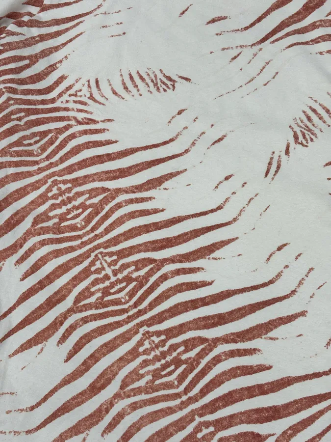 Roberto Cavalli Peach Pink Zebra Savage T-Shirt - Image 10