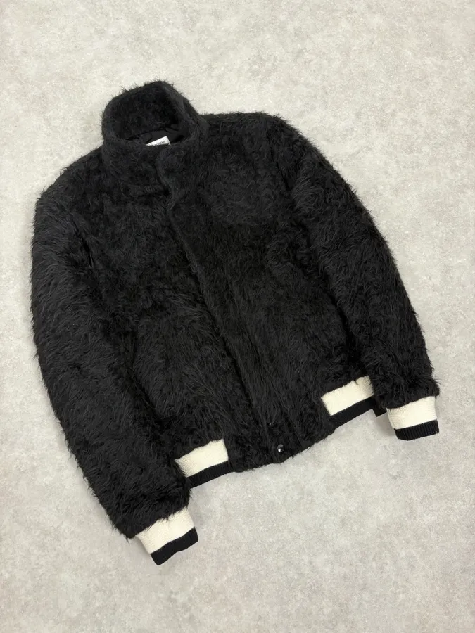 Saint Laurent Black Mohair Sample Jacket - Image 4