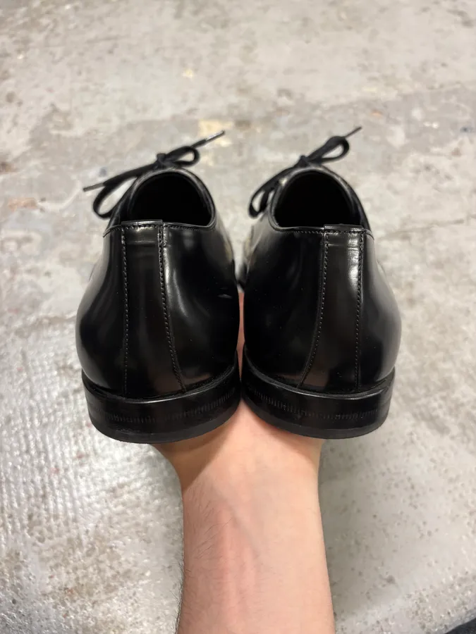 Saint Laurent Black Pony Hair Zebra Leather Shoes - Image 7