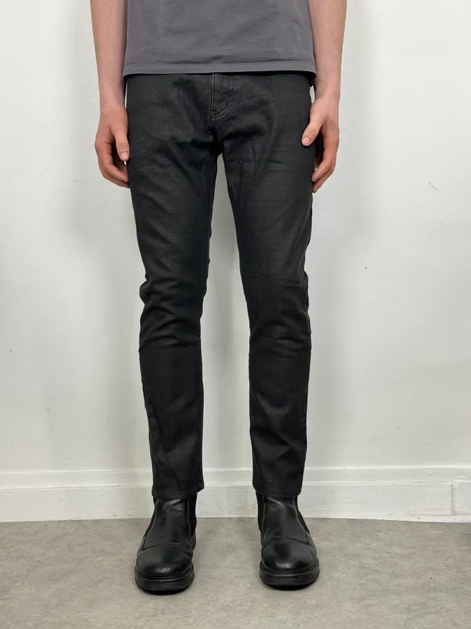 Saint Laurent Black Slim Denim Jeans - Image 2