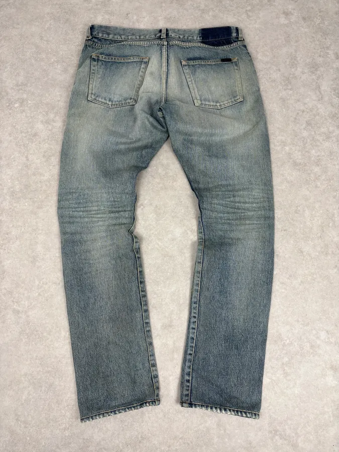Saint Laurent Blue Denim Denim Jeans - Image 6