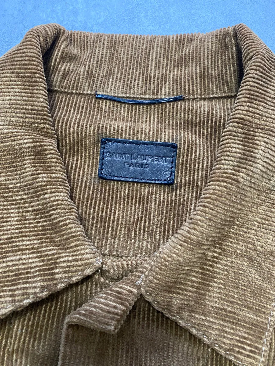 SS2016 Saint Laurent Snake Print Corduroy Jacket - Image 4
