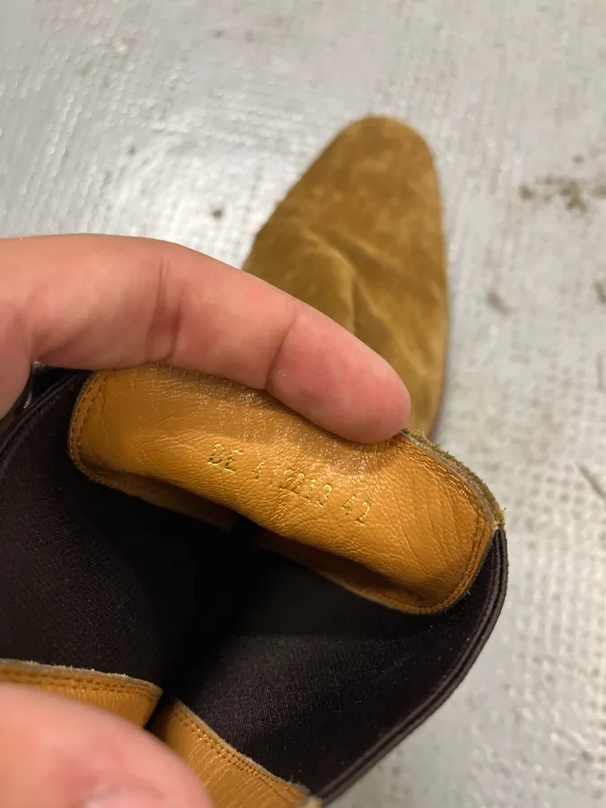 Saint Laurent Camel Suede Camarguese Boots - Image 8