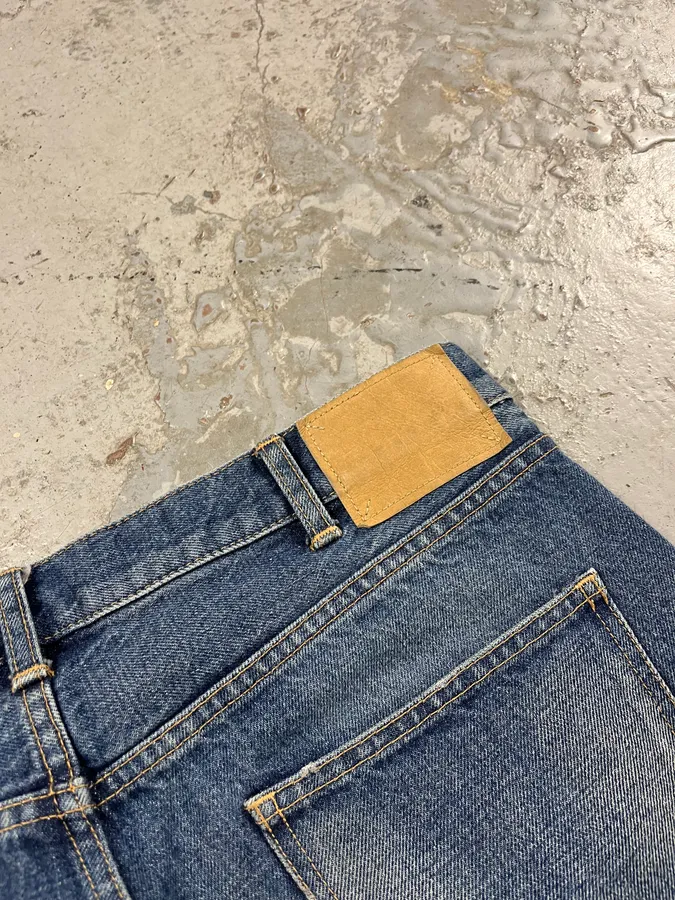 Saint Laurent Destroyed Blue Jean - Image 10