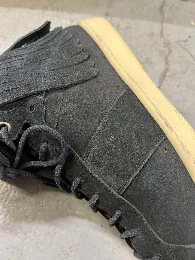 Saint Laurent Fringe Suede High Shoes - Image 10