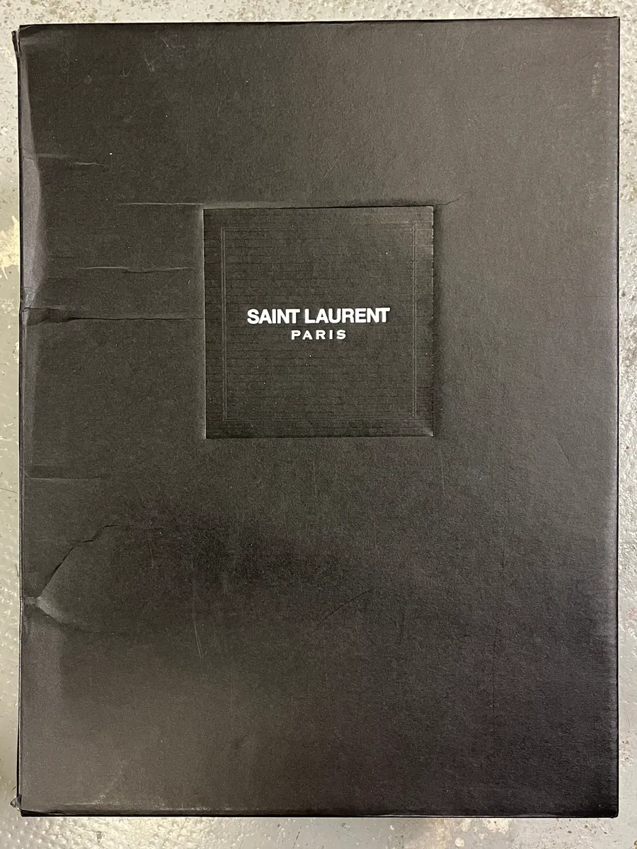 Saint Laurent Paris Black & Red High Leather Sneakers by Hedi Slimane - Image 12