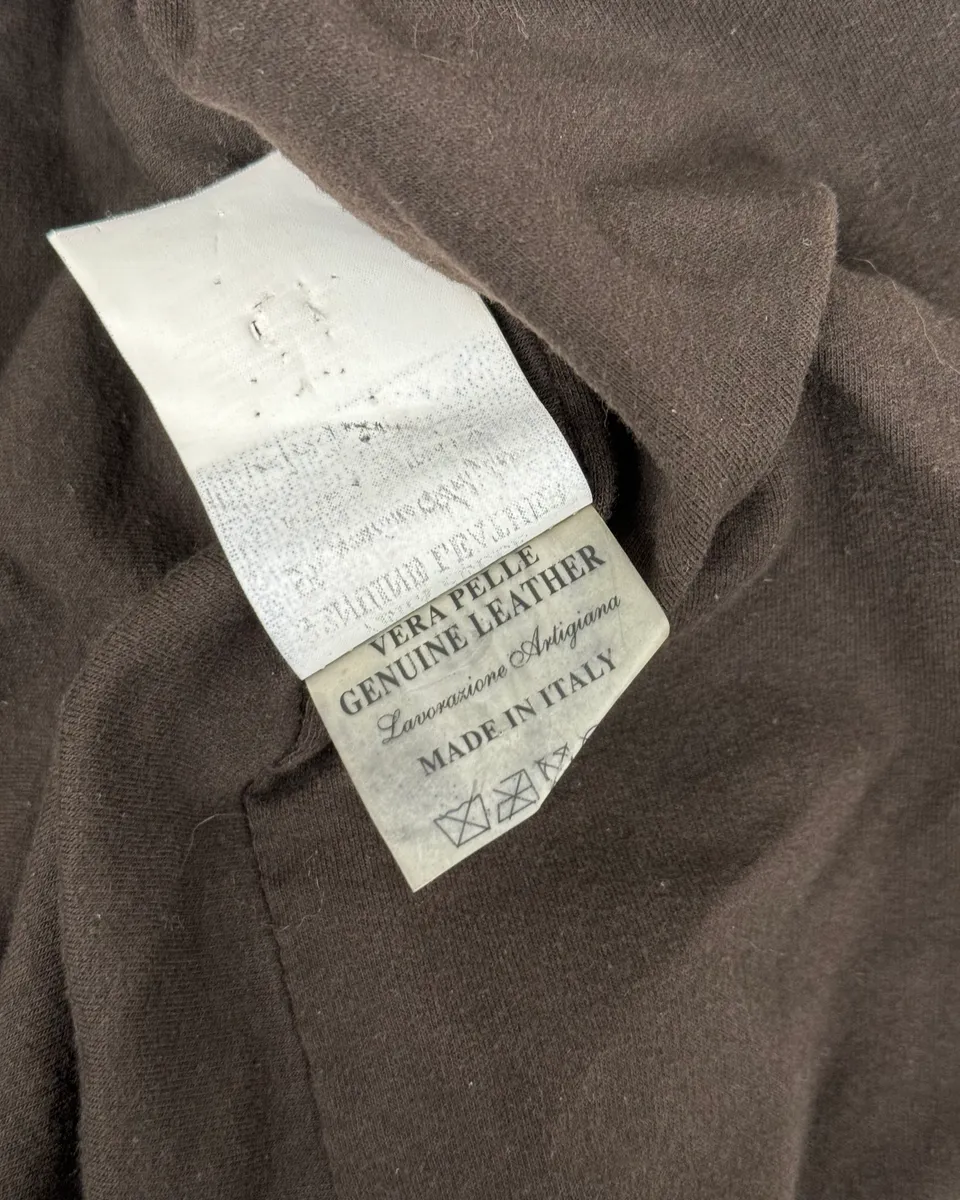 Salvatore Santoro Washed Brown Avant-Garde Leather Jacket - Image 10
