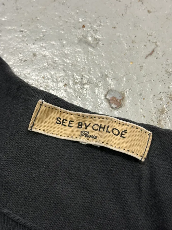 See By Chloé Bullet Gun Military Avant-Garde T-Shirt - Image 7