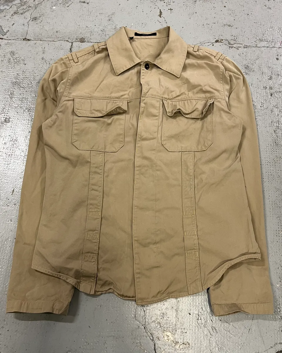SS1999 Gucci Beige Cargo Shirt by Tom Ford - Image 5
