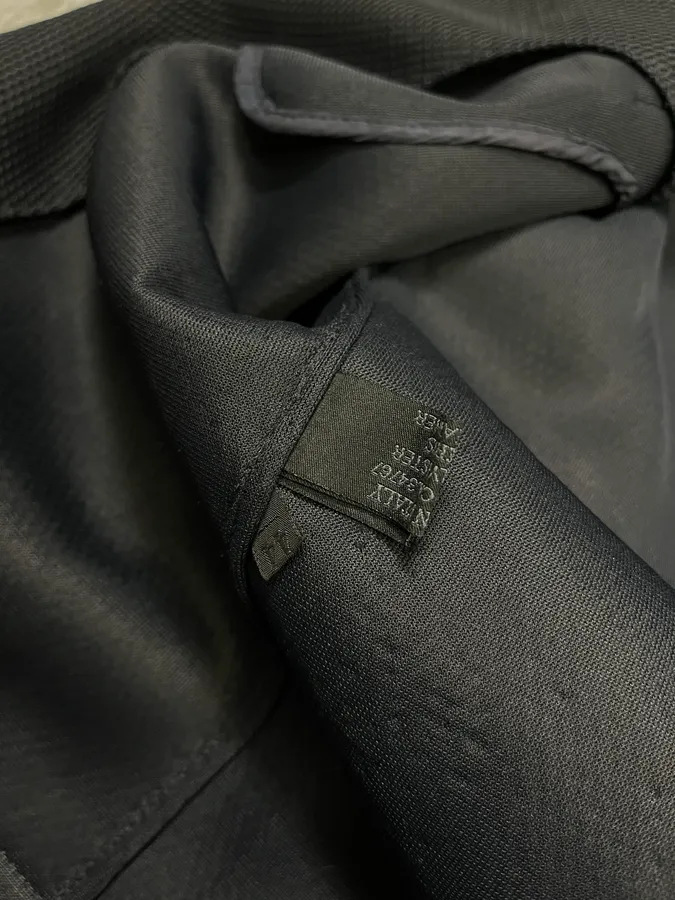 SS1999 Prada Black Hybrid Mesh Leather Jacket - Image 10