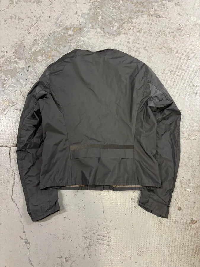 SS1999 Prada Grey Linea Rossa Nylon Jacket - Image 6