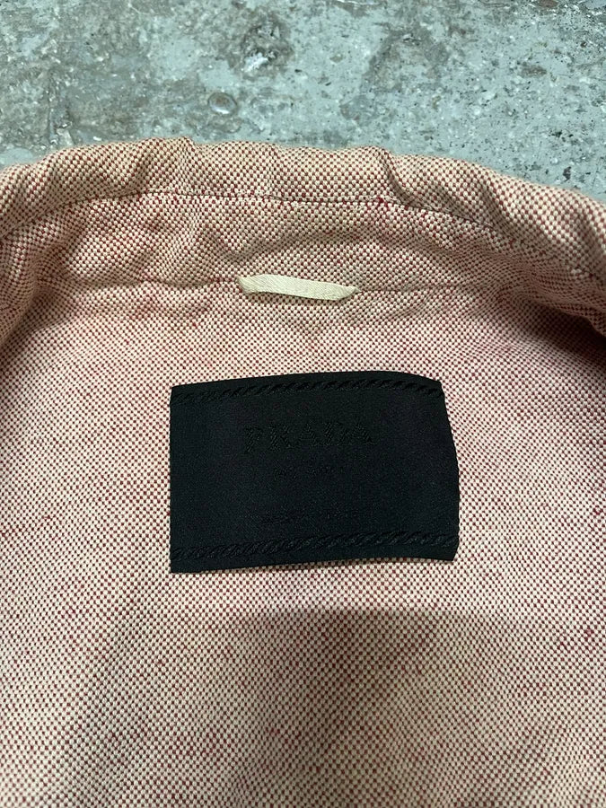 SS1999 Prada Pink Linen Jacket - Image 10