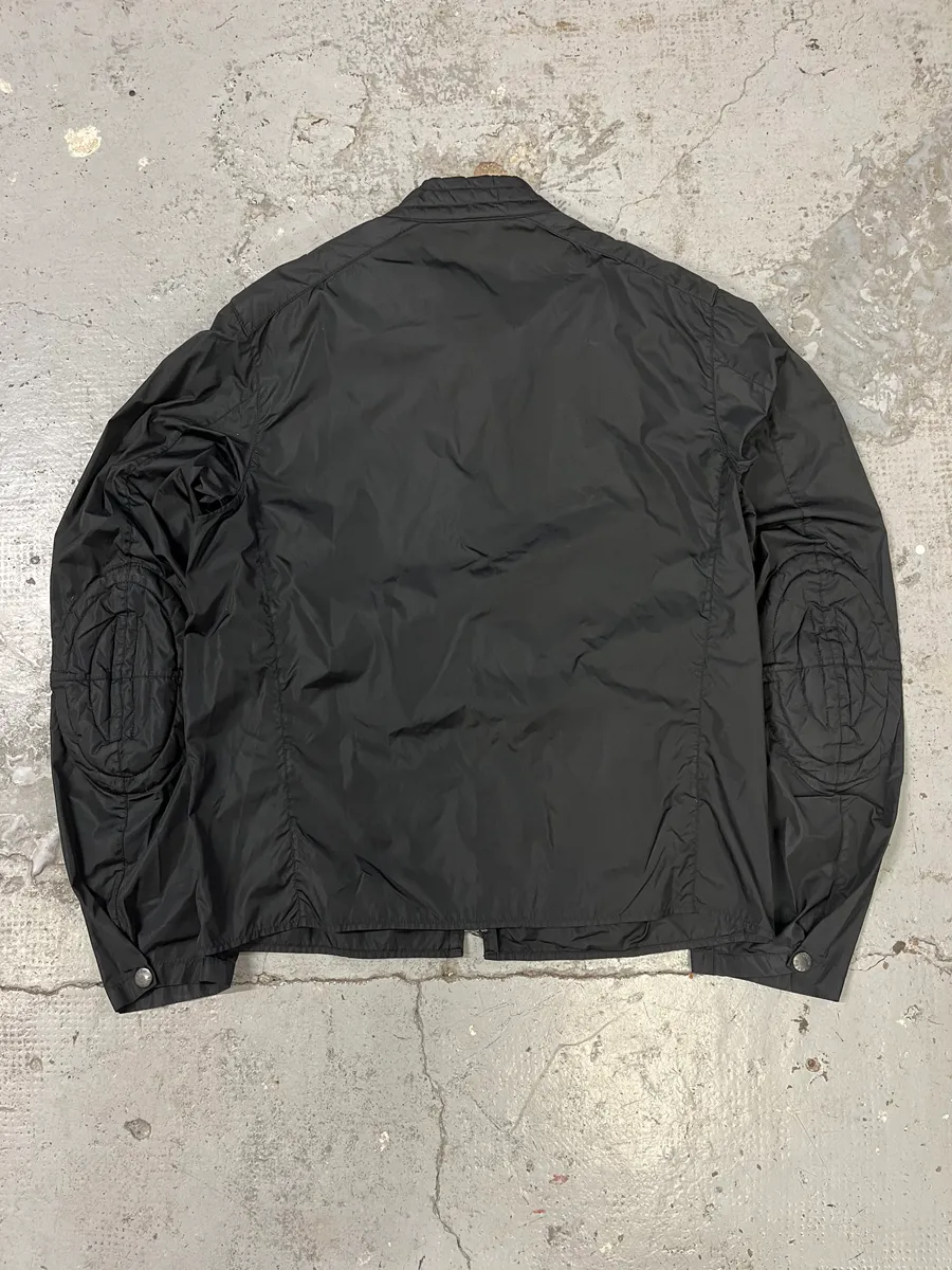 SS2000 Prada Biker Black Nylon Padded Jacket - Image 6