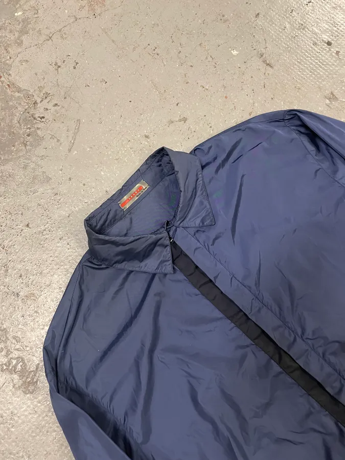 SS2000 Prada Navy Tactical Light Linea Rossa Jacket - Image 6