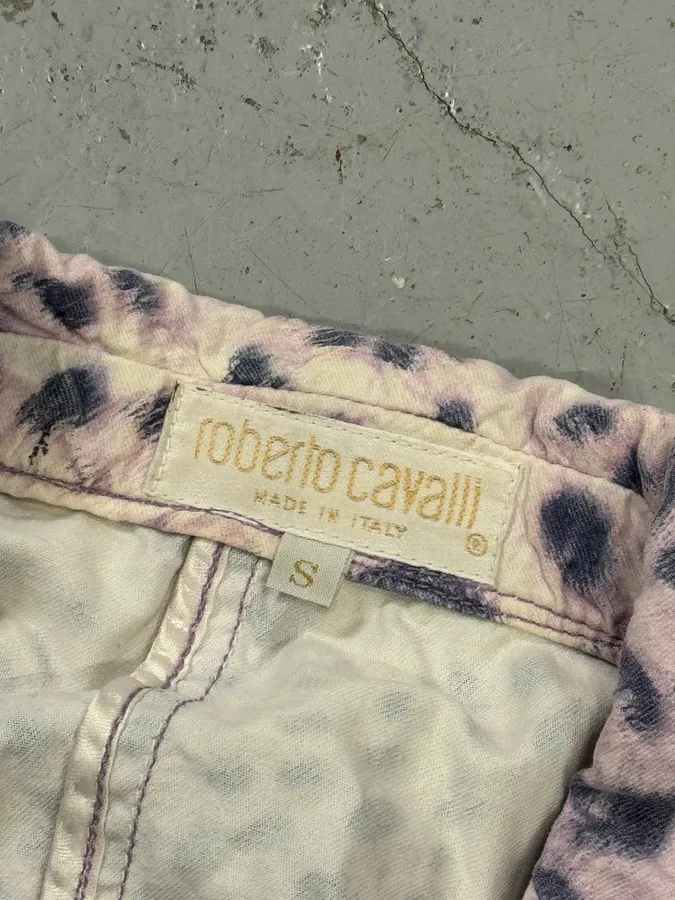 SS2000 Roberto Cavalli Pink Leopard Blazer Jacket - Image 8