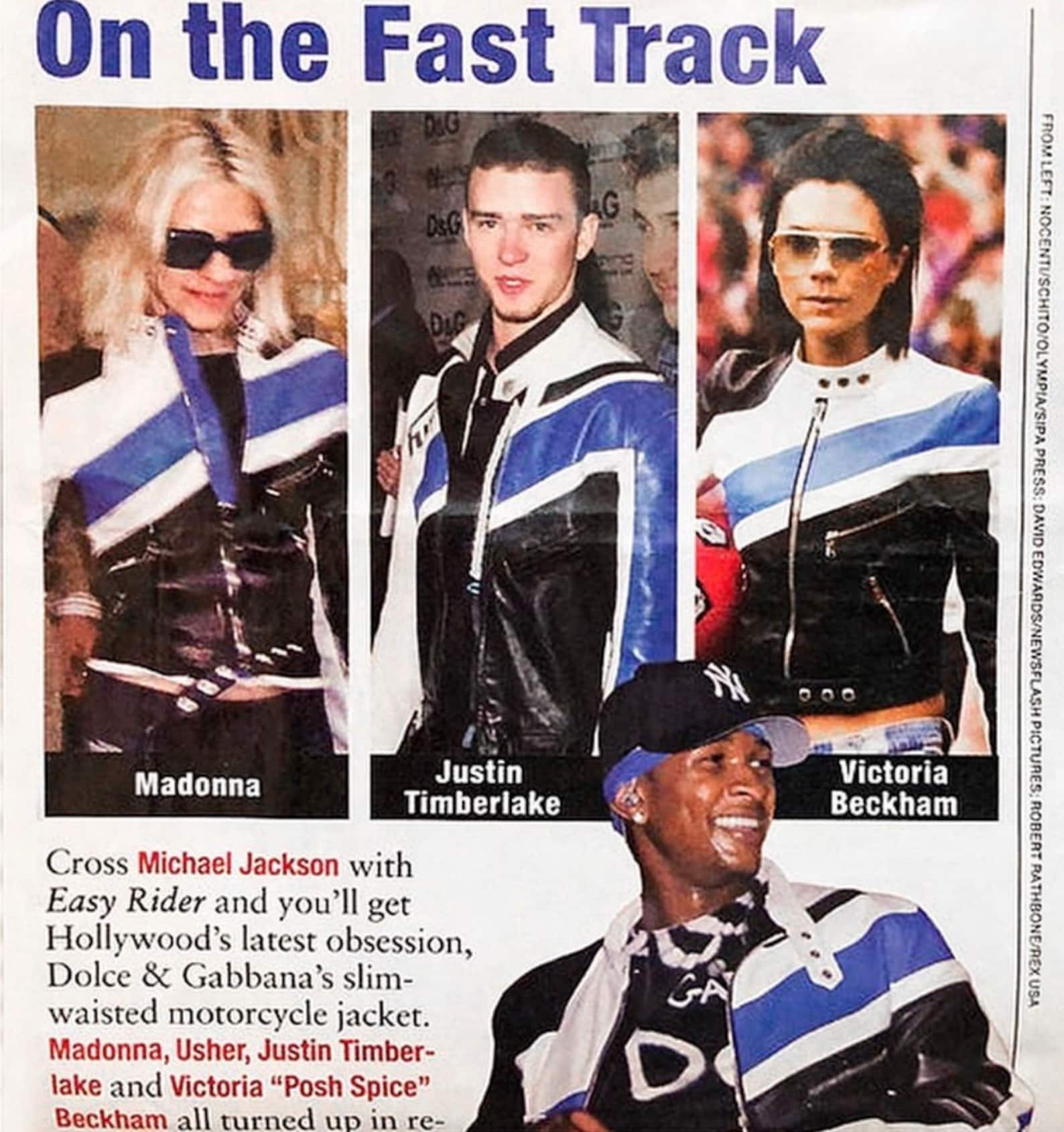 SS2001 Dolce & Gabbana Mythic Runway Biker Leather Jacket (M/L) - Image 3