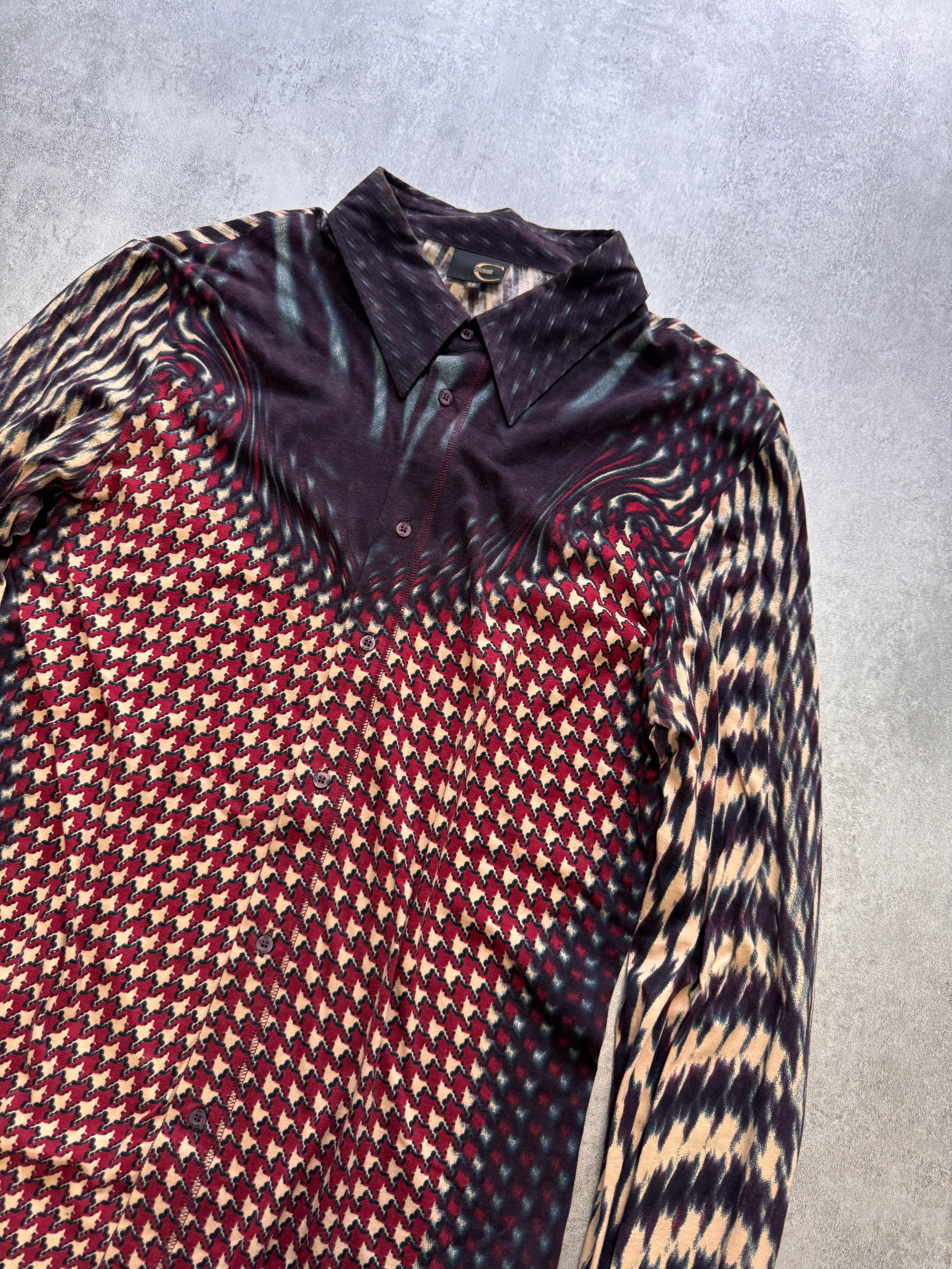 SS2001 Just Cavalli Psycho Pixel Devil Vision Shirt - Image 2