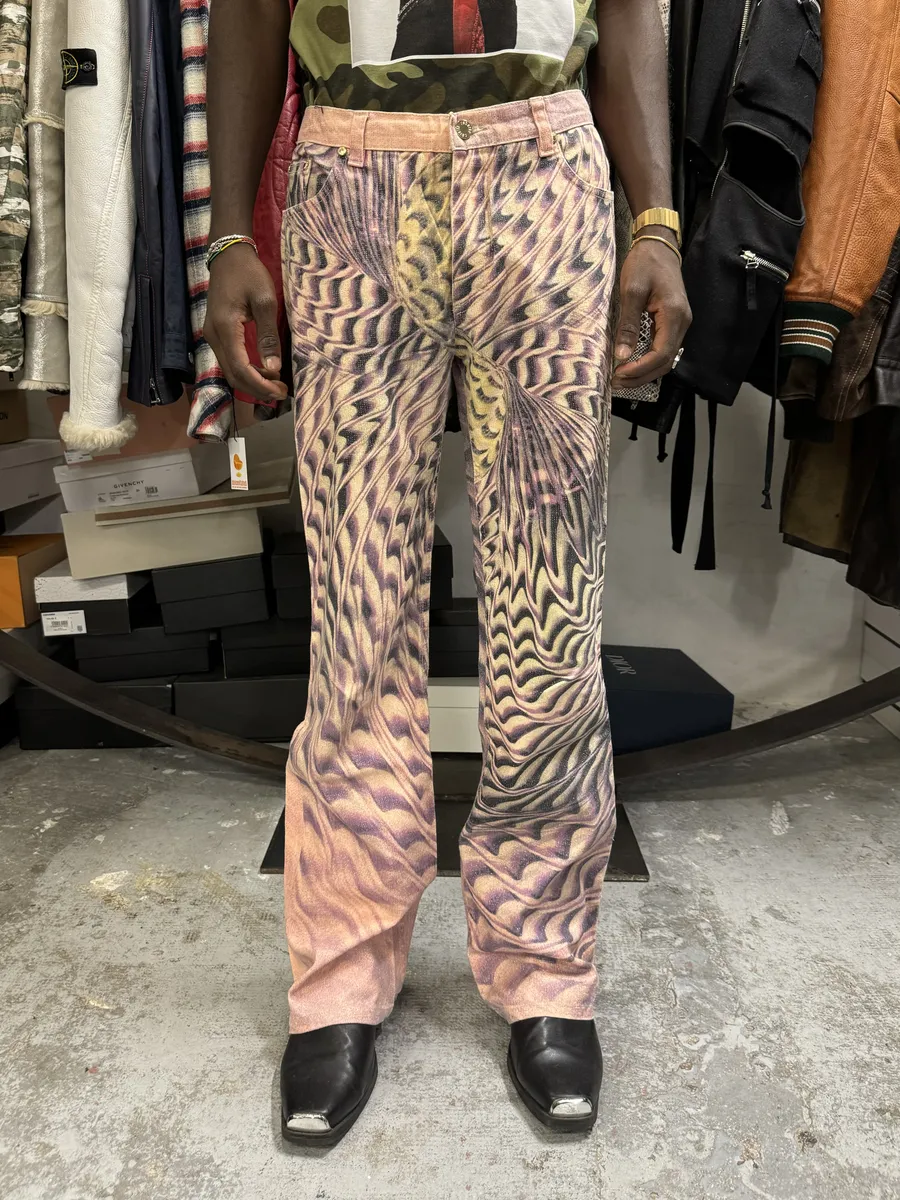 SS2001 Roberto Cavalli Pink Psychedelic Pants - Image 2