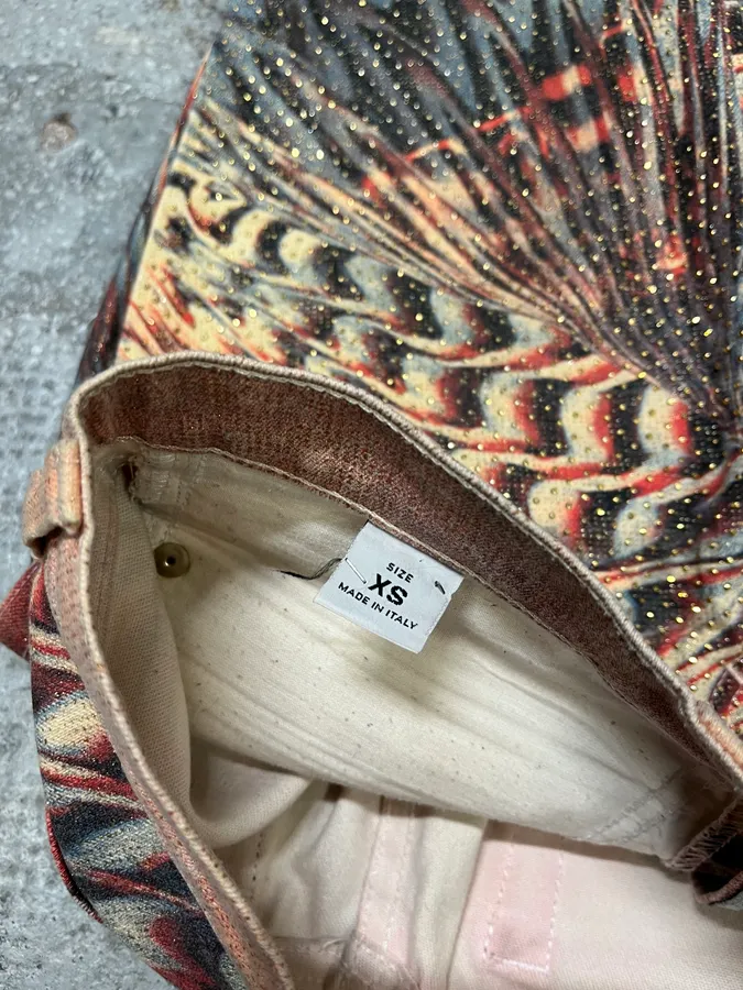 SS2001 Roberto Cavalli Psychedelic Hallucination Pink Pants - Image 12
