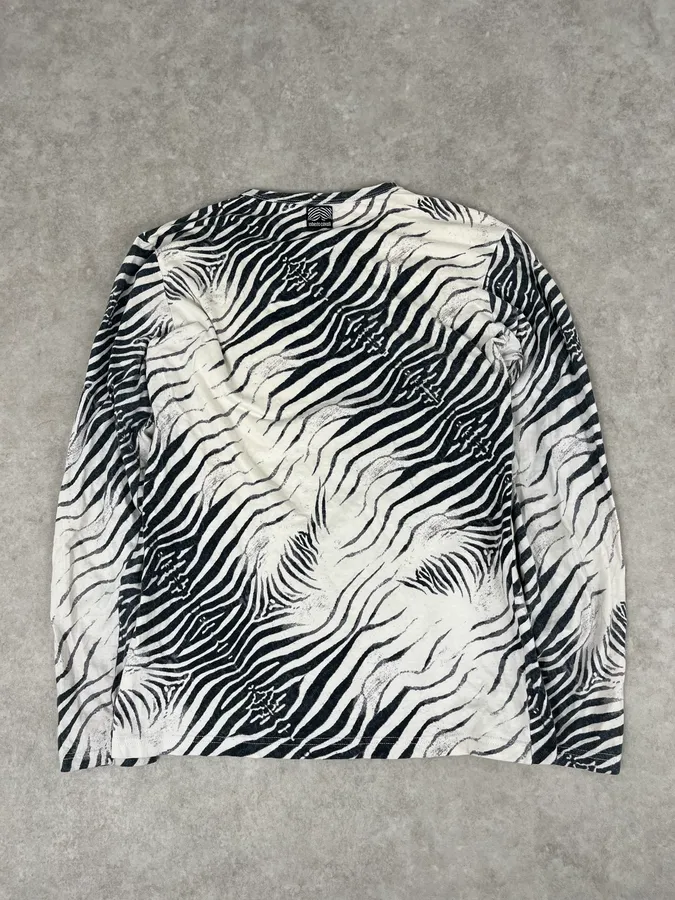 SS2001 Roberto Cavalli Zebra Black & White Longsleeves - Image 6