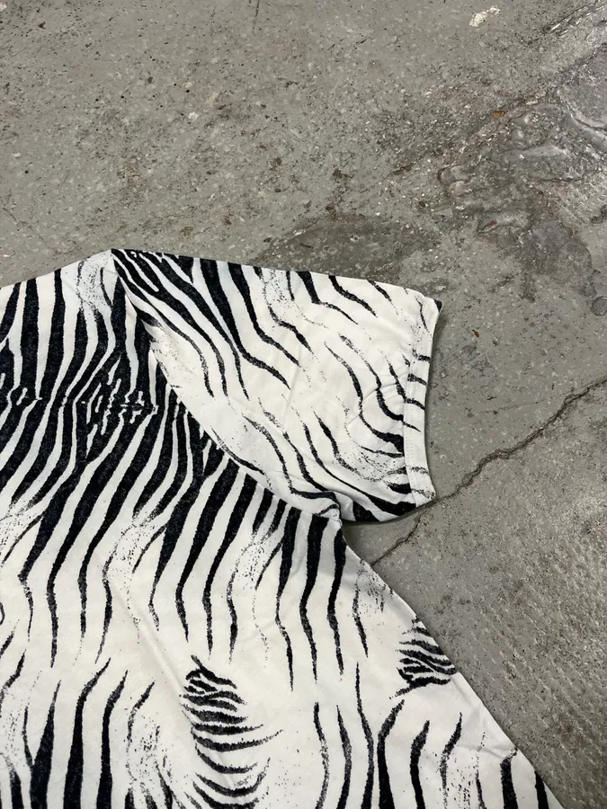 SS2001 Roberto Cavalli Zebra White T-Shirt - Image 5
