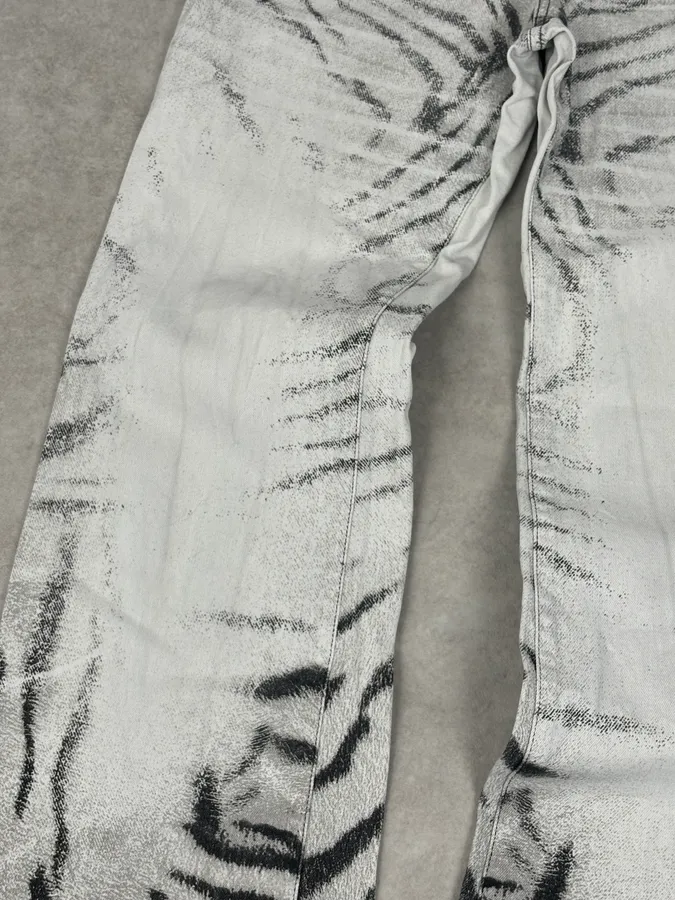SS2002 Cavalli Black & White Zebra Safari Pants - Image 10