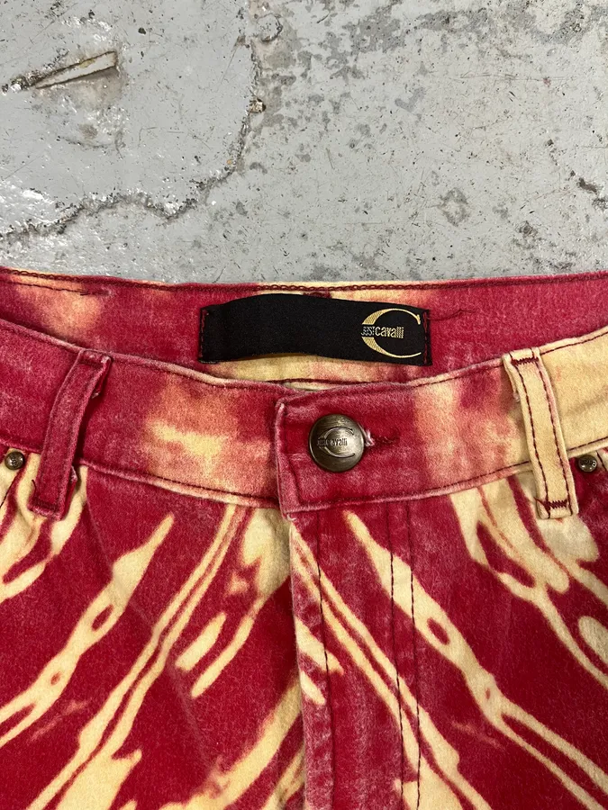 SS2002 Cavalli Lava Psycho Hallucination Pants - Image 9