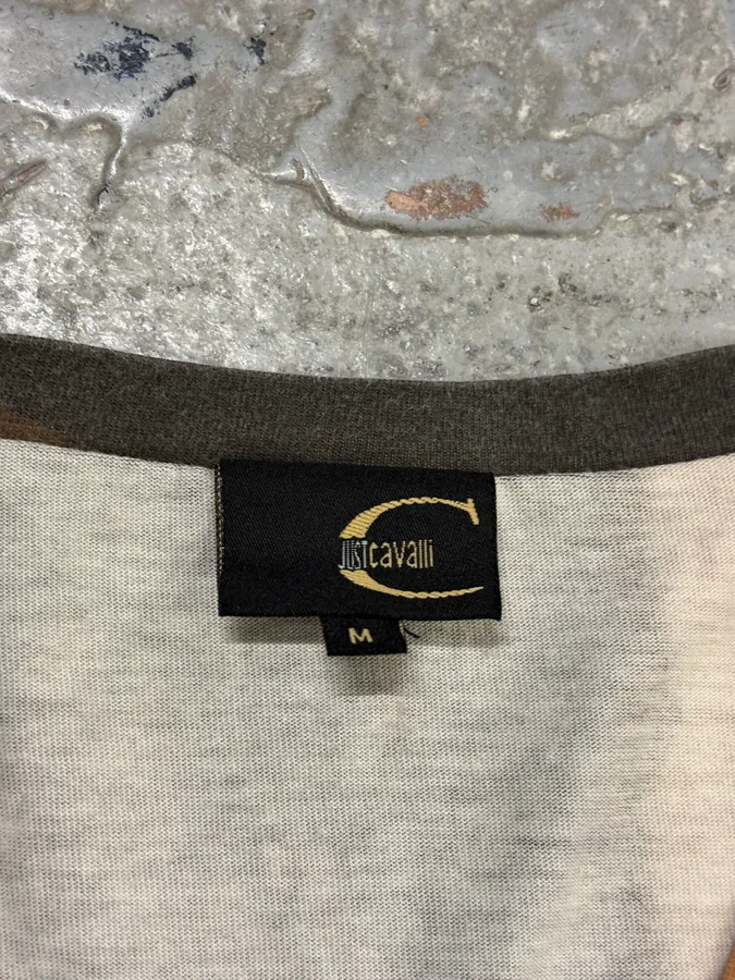 SS2002 Cavalli Orange Lava Hallucination Longsleeve T-Shirt - Image 10