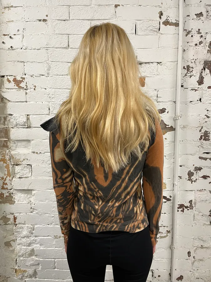 SS2002 Cavalli Orange Lava Hallucination Longsleeve T-Shirt - Image 3