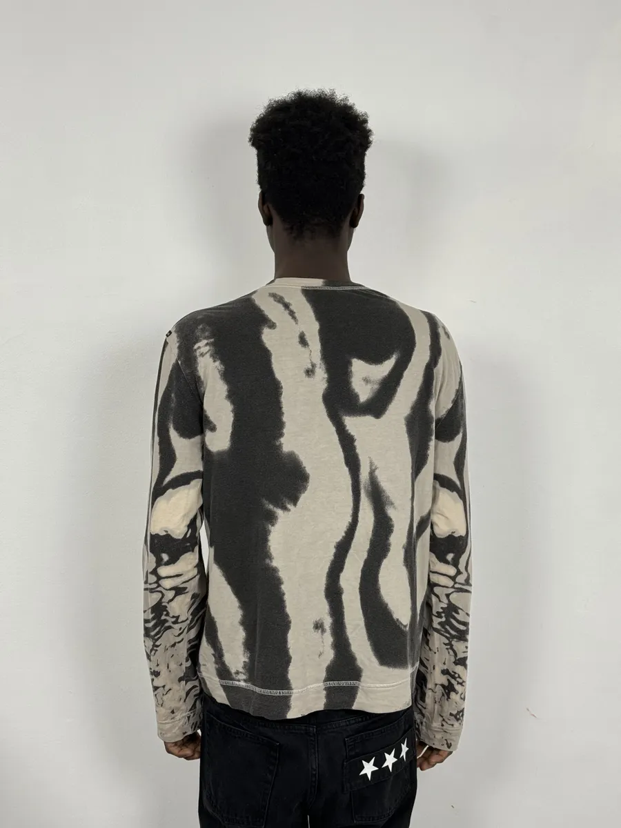 SS2002 Cavalli White & Black Hallucination Psycho Longsleeves - Image 4