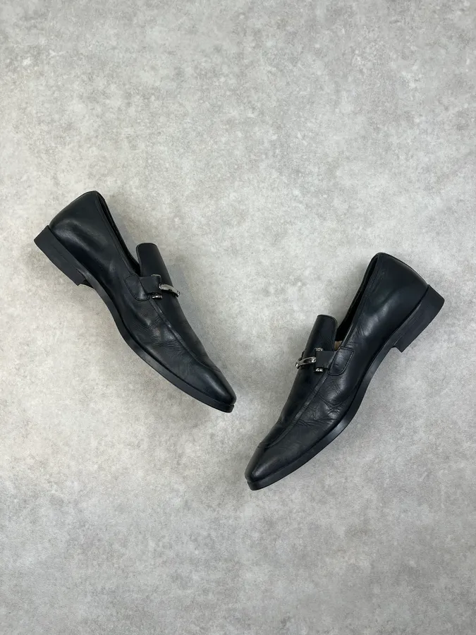 SS2002 Gucci Black Leather Loafer Shoes by Tom Ford - Image 3